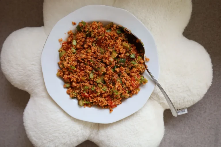 Assiette de boulgour aux légumes