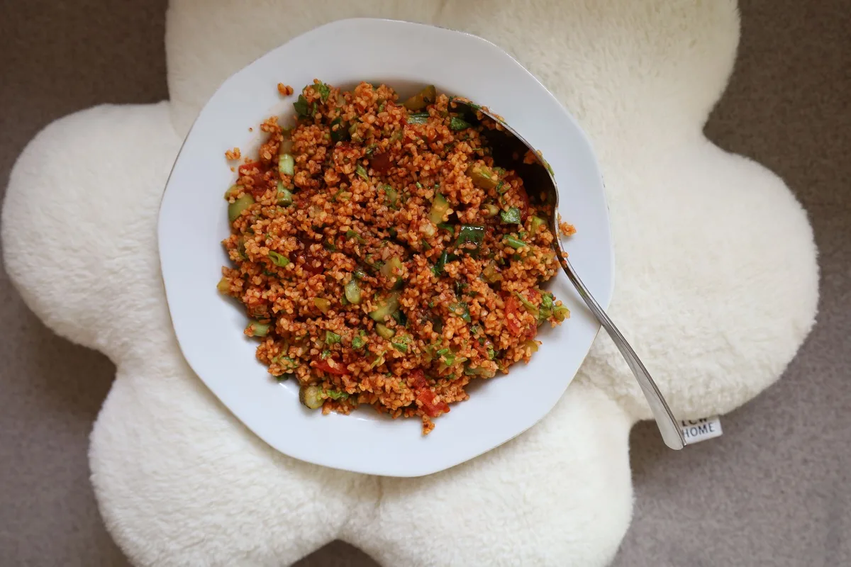 Assiette de boulgour aux légumes
