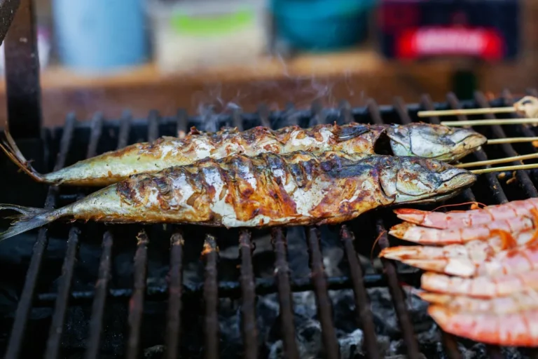 Maquereau grillé au barbecue